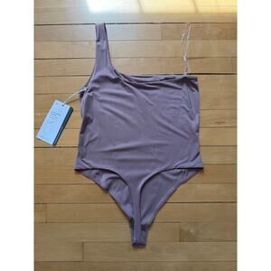 NWT Lululemon Nulu Asymmetrical Bodysuit Sleeveless Thong - Size L - TWRS